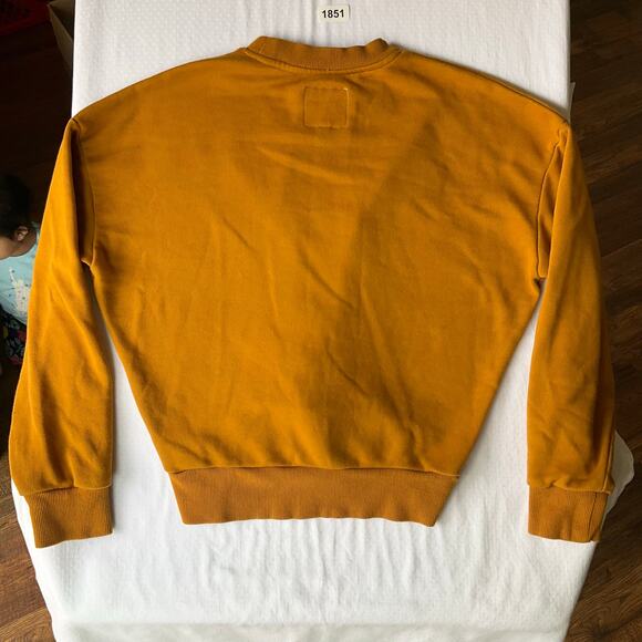 Cotton On Women’s Long sleeve Screw Neck Sweatshirt size S, Solid Orange - Picture 8 of 9